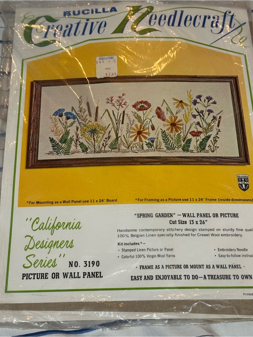 Bucilla Spring Garden Needlecraft Kit - Multicolored Floral Embroidery